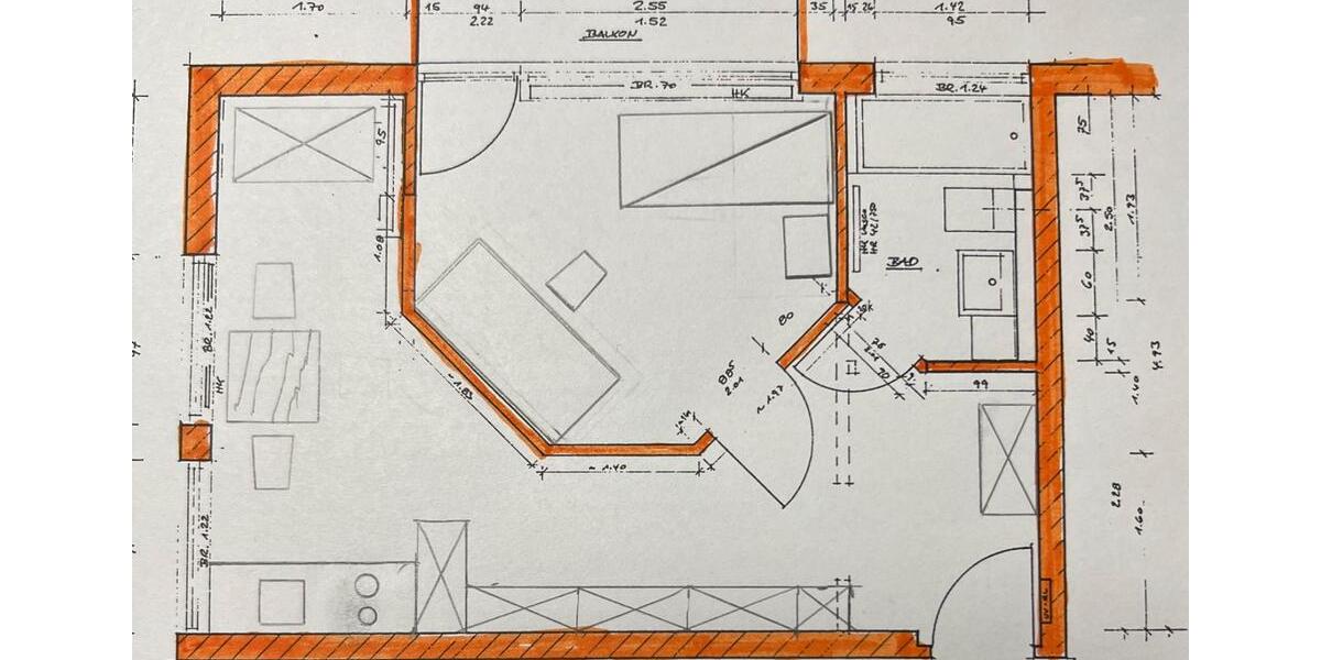 Hochparterre Dortmund Gartenstadt - 2 Zimmer, 39 m&sup2;, 119.500&euro; | Angebot:25174063