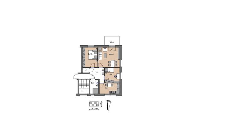 Dachgeschoßwohnung Dortmund Aplerbeck - 3 Zimmer, 74 m&sup2;, 546&euro; | Angebot:25416435