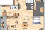 Etagenwohnung Dortmund Scharnhorst - 3 Zimmer, 73 m&sup2;, 592&euro; | Angebot:25368018