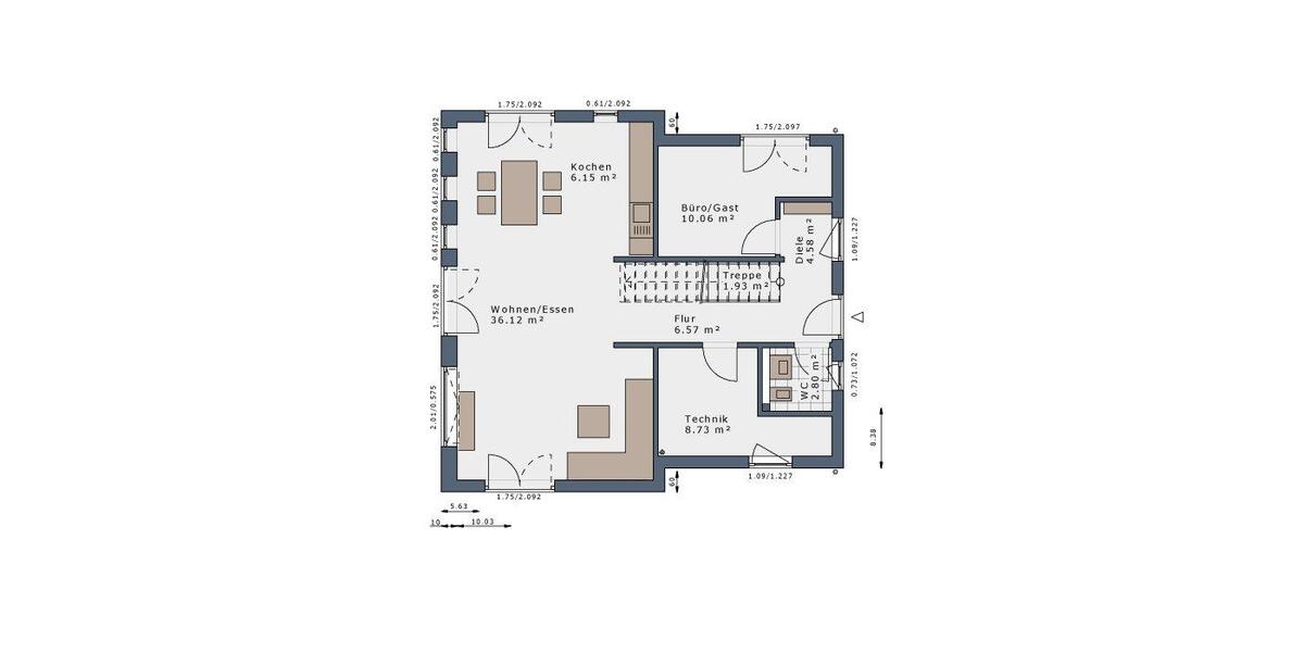 Einfamilienhaus Dortmund Hörde - 5 Zimmer, 140 m&sup2;, 2.200&euro; | Angebot:24547880