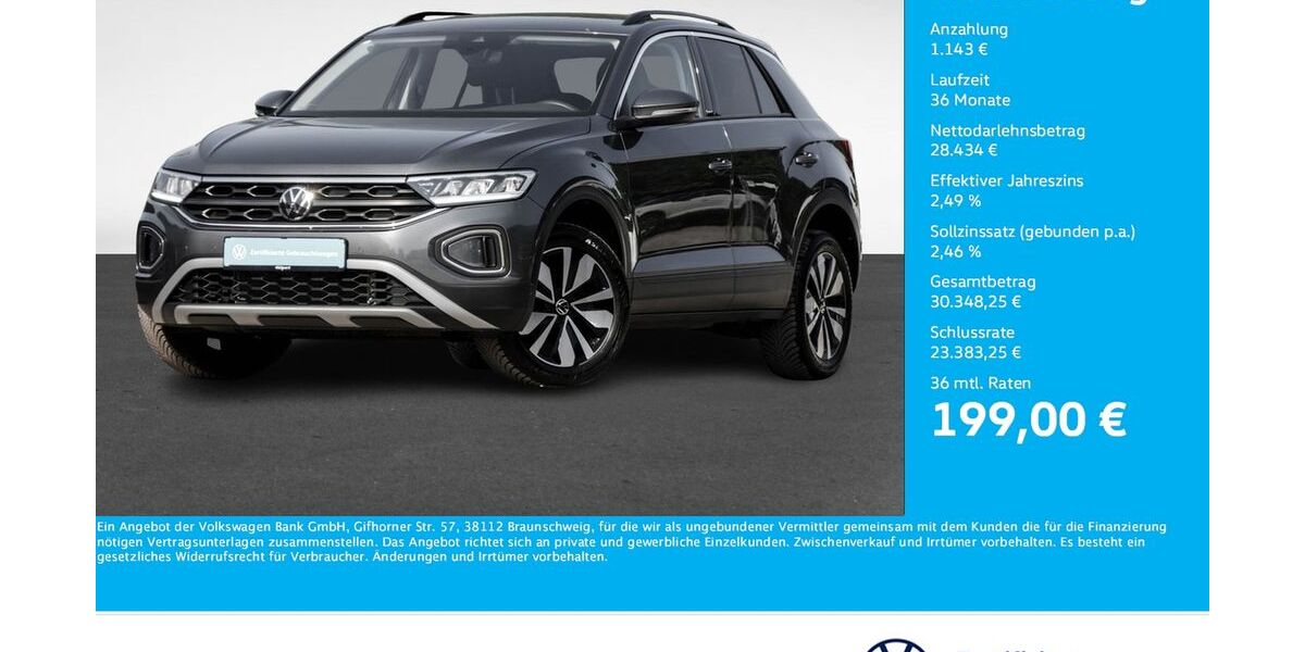 VW T-Roc 18.857 km 29.577 &euro; Dortmund 44379