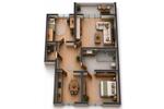 Etagenwohnung Lünen Brambauer - 3 Zimmer, 69 m&sup2;, 183.000&euro; | Angebot:26960309