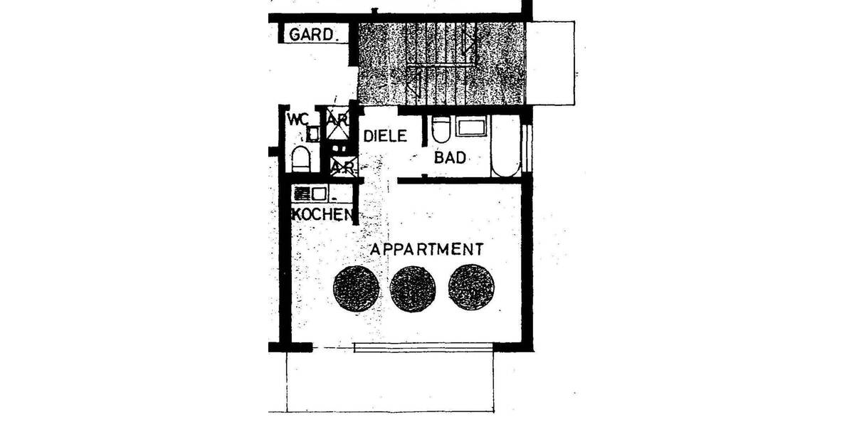 Etagenwohnung Dortmund Bittermark - 1 Zimmer, 35 m&sup2;, 135.000&euro; | Angebot:26891997