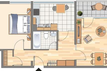 Demnächst frei! 2-Zimmer-Wohnung in Dortmund Hörde (WBS für 2P erforderlich!) zimmer
