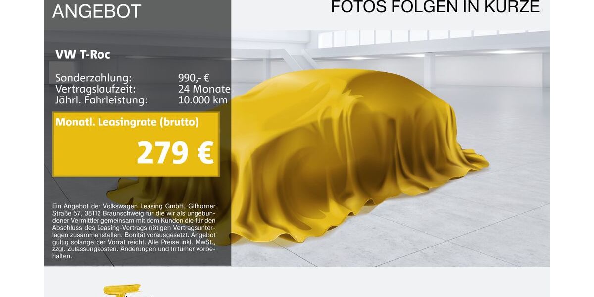 VW T-Roc 56.443 km 29.950 &euro; Castrop-Rauxel 44575