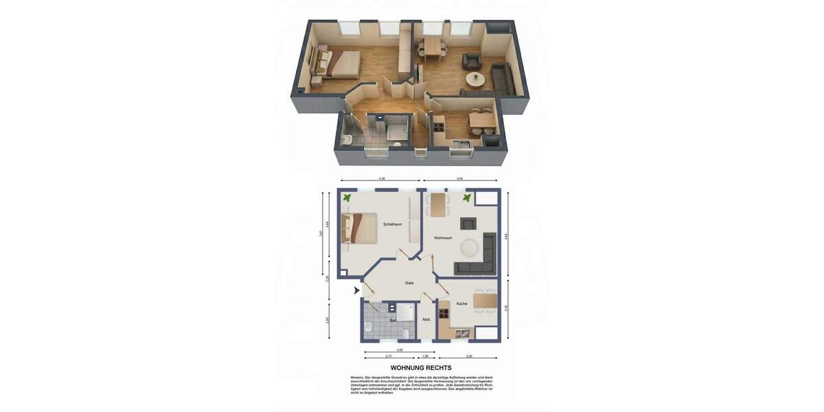 Etagenwohnung Bergkamen Mitte - 4 Zimmer, 164.900&euro; | Angebot:23967089