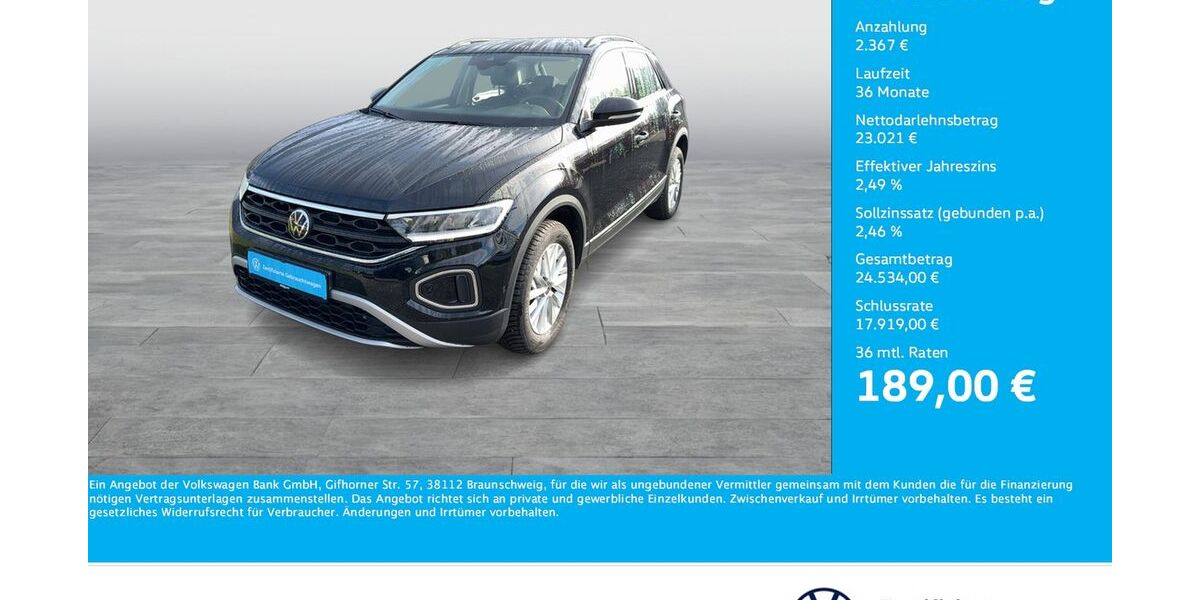 VW T-Roc 5.628 km 24.866 &euro; Unna 59423