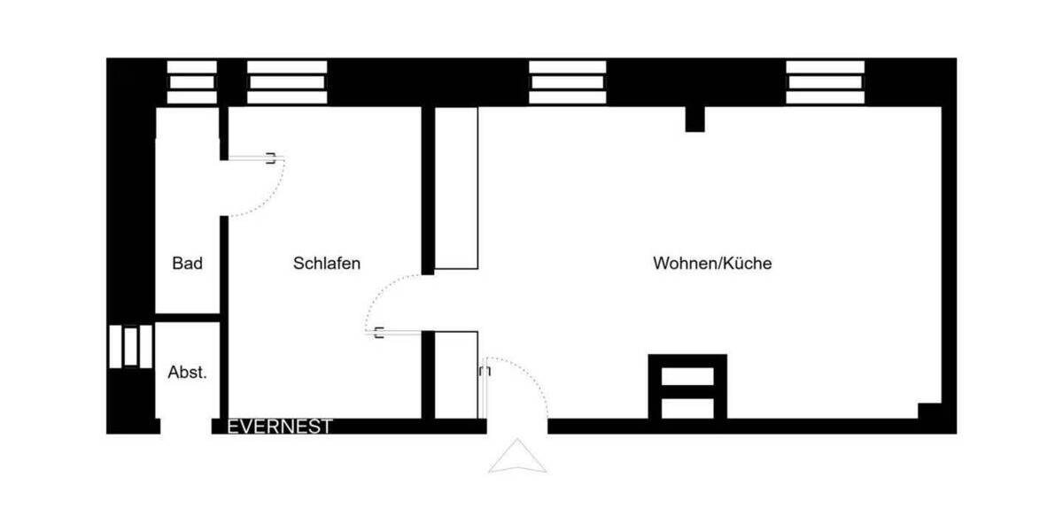 Etagenwohnung Dortmund Lütgendortmund - 1 Zimmer, 38 m&sup2;, 99.000&euro; | Angebot:24557571