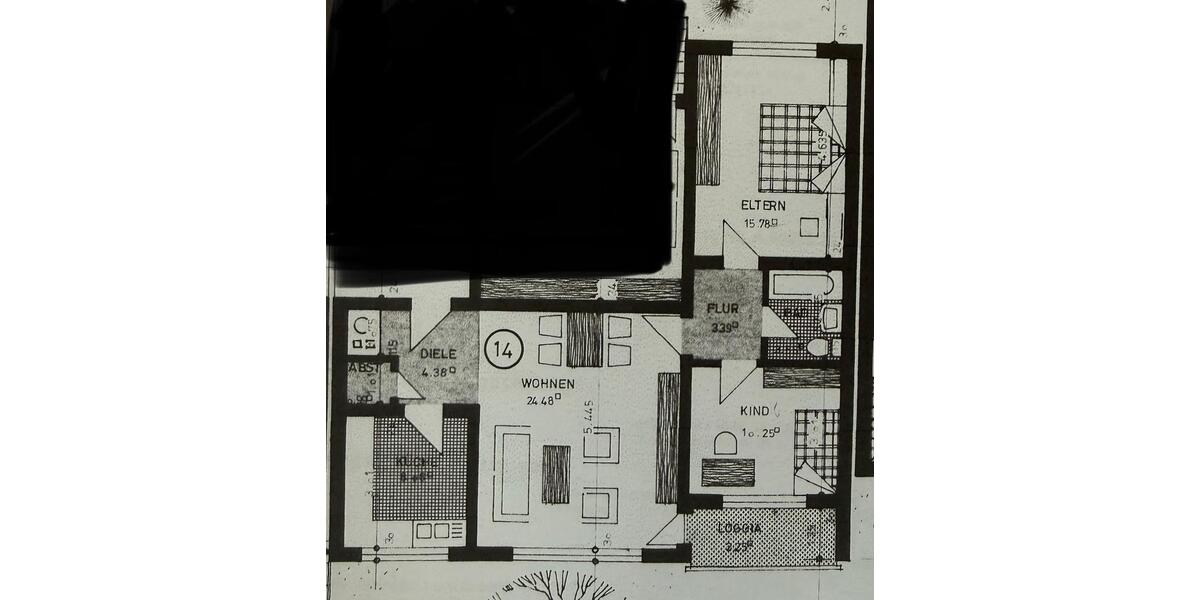 Etagenwohnung Bochum Bochum-Ost - 3.5 Zimmer, 74 m&sup2;, 185.000&euro; | Angebot:26957574