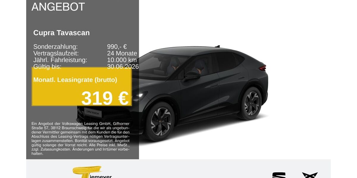 Cupra Tavascan 15.658 km 40.970 &euro; Bochum 44809