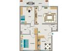 Erdgeschoßwohnung Herten - 3.5 Zimmer, 82 m&sup2;, 421&euro; | Angebot:25427405