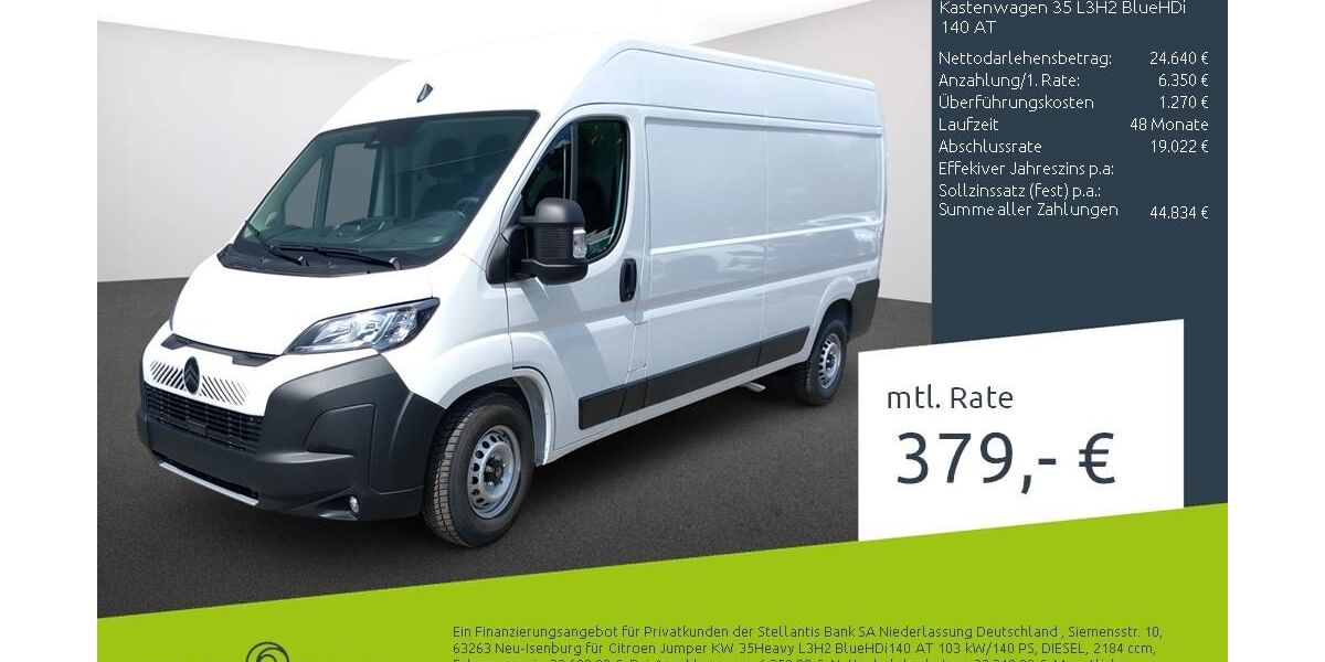 Citroen Jumper 19.800 km 29.490 &euro; Dortmund 44263