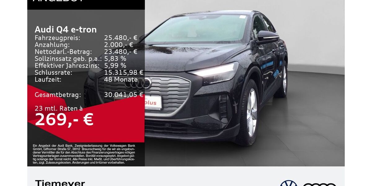 Audi Q4 e-tron 21.998 km 22.340 &euro; Gelsenkirchen 45894