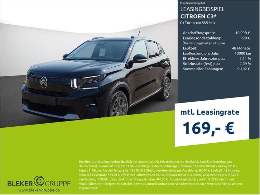 Citroen C3 6.634 km 18.990 € Dortmund 44263