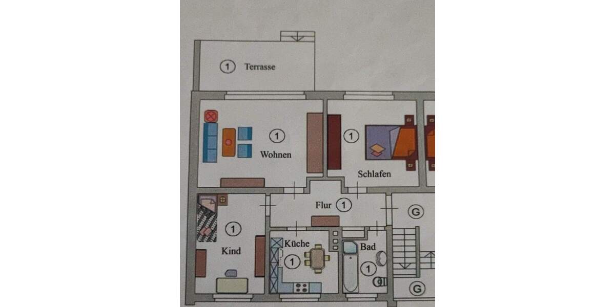 Etagenwohnung Werne Stockum - 3 Zimmer, 84 m&sup2;, 229.000&euro; | Angebot:25698732