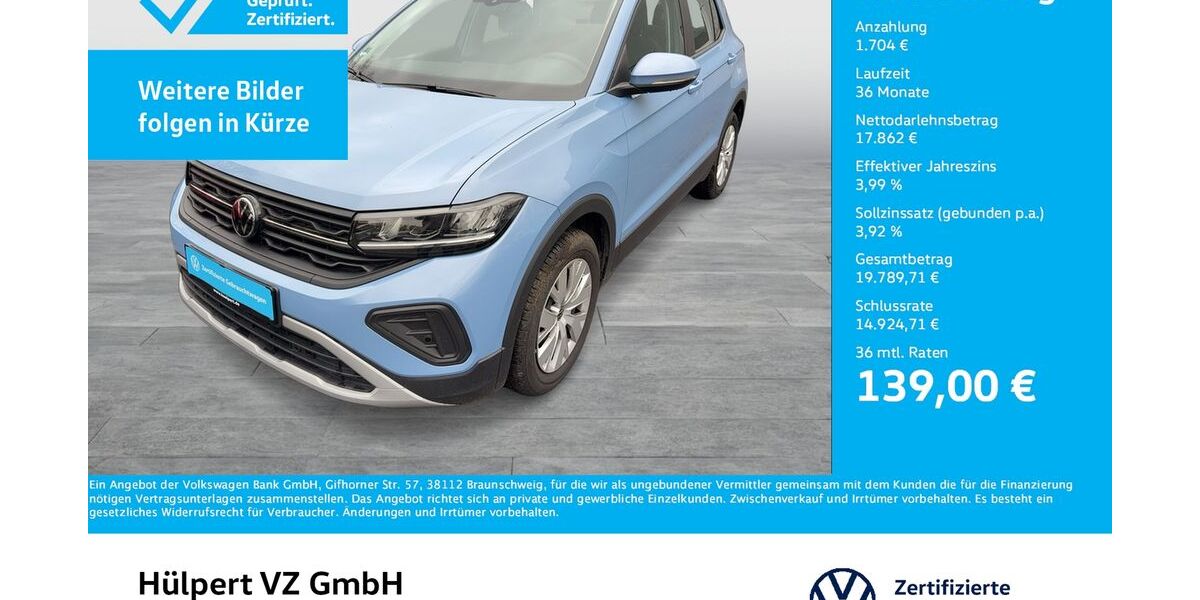 VW T-Cross 15.367 km 19.344 &euro; Dortmund 44141