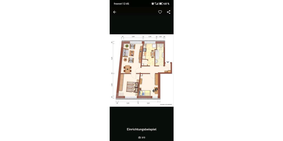 Dachgeschoßwohnung Gelsenkirchen Gelsenkirchen-Mitte - 3 Zimmer, 68 m&sup2;, 80.000&euro; | Angebot:24594082