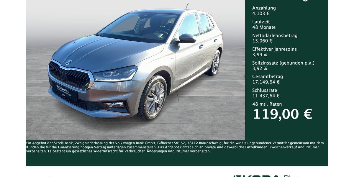 Skoda Fabia 14.223 km 19.163 &euro; Dortmund 44141