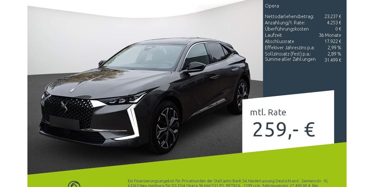 DS Automobiles DS4 19.218 km 23.480 &euro; Dortmund 44263