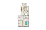 Etagenwohnung Lünen Brambauer - 2.5 Zimmer, 60 m&sup2;, 467&euro; | Angebot:24843582