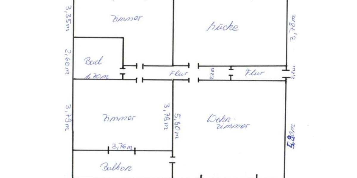 Erdgeschoßwohnung Bochum Querenburg - 3.5 Zimmer, 86 m&sup2;, 225.000&euro; | Angebot:23205434