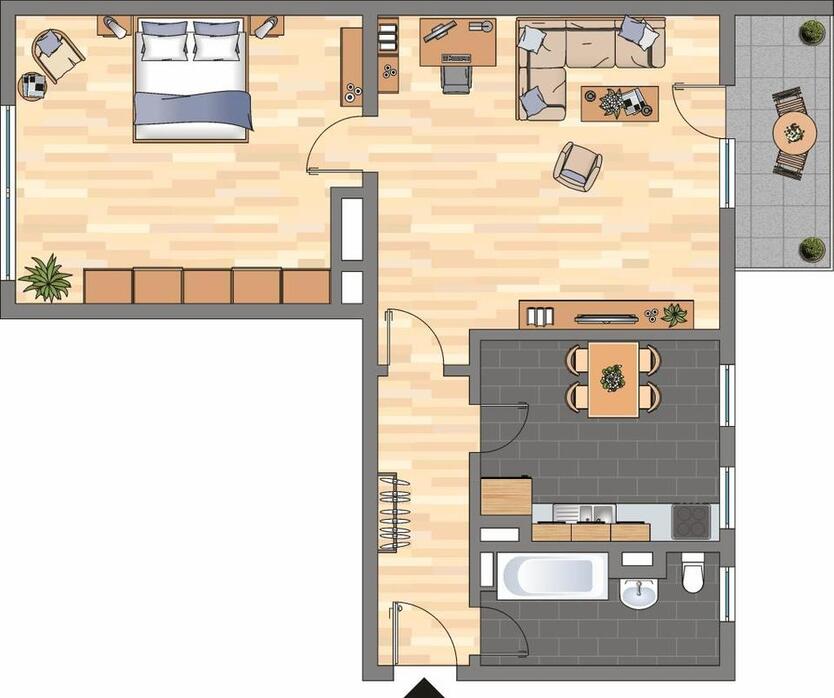 Demnächst frei! 2-Zimmer-Wohnung in Bochum Langendreer