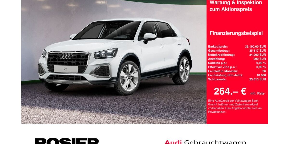 Audi Q2 3.269 km 34.440 &euro; Menden 58706
