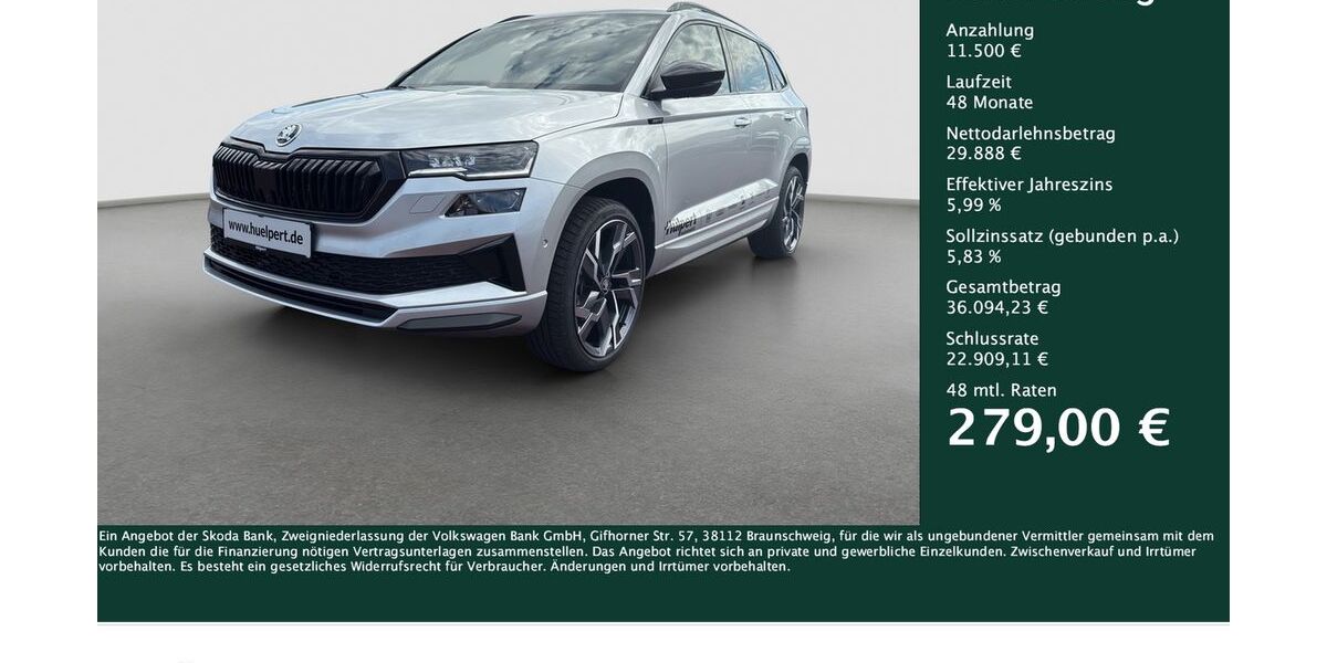 Skoda Karoq 14.482 km 41.388 &euro; Dortmund 44141