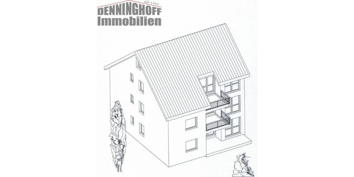 Neubau Eigentumswohnung mit Aufzug und großem Balkon in Bergkamen-Oberaden 3 zimmer