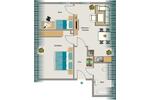 Dachgeschoßwohnung Gelsenkirchen Gelsenkirchen-Mitte - 3.5 Zimmer, 66 m&sup2;, 436&euro; | Angebot:25796705