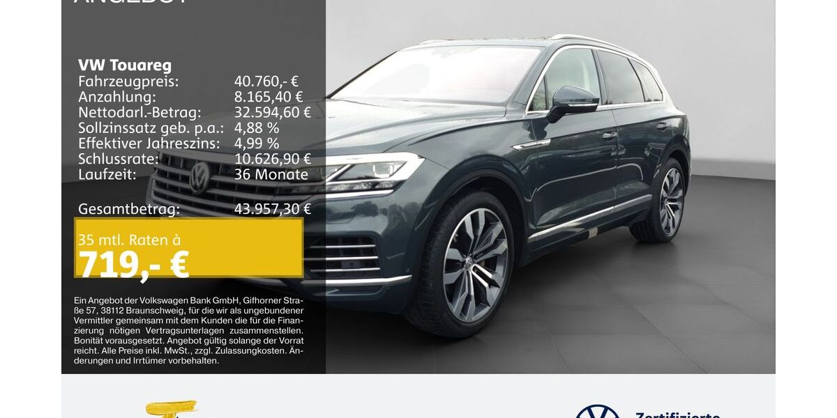 VW Touareg 132.444 km 40.760 &euro; Bochum 44892