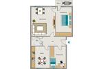 Etagenwohnung Marl - 3.5 Zimmer, 59 m&sup2;, 441&euro; | Angebot:25895364