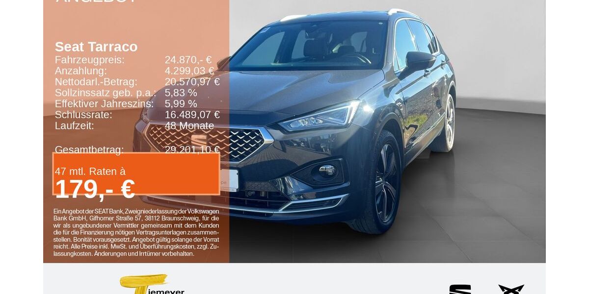 Seat Tarraco 92.633 km 23.810 &euro; Recklinghausen 45663