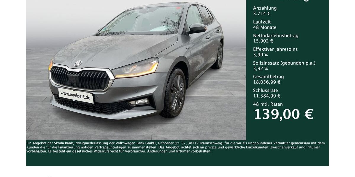 Skoda Fabia 13.403 km 19.516 &euro; Dortmund 44269