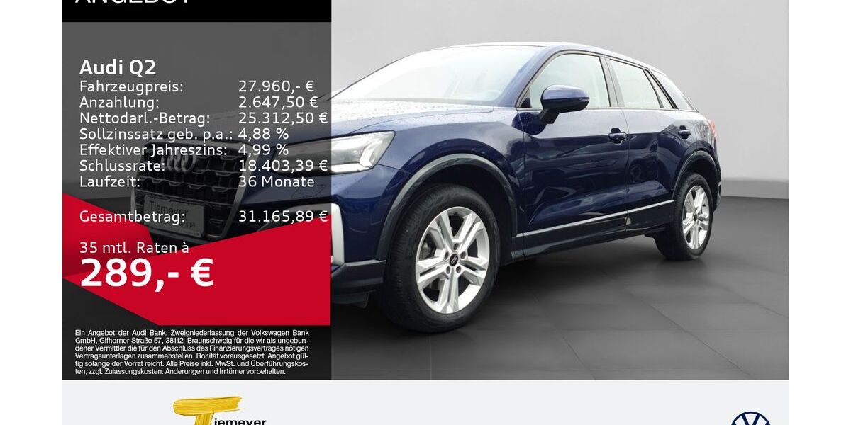 Audi Q2 11.636 km 27.480 &euro; Bochum 44892