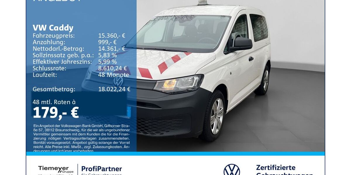 VW Caddy 99.812 km 14.910 &euro; Recklinghausen 45663