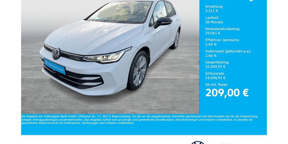 VW Golf 15.032 km 30.611 &euro; Unna 59423