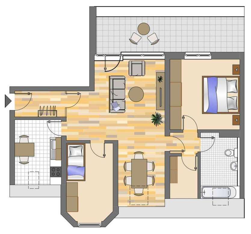 Wohnung zum Mieten in Dortmund 399 € 47.04 m²