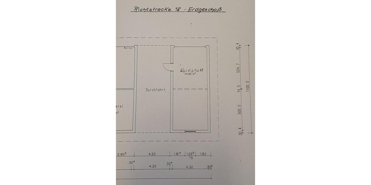 Werkstattraum 45 m², sofort zu vermieten zimmer
