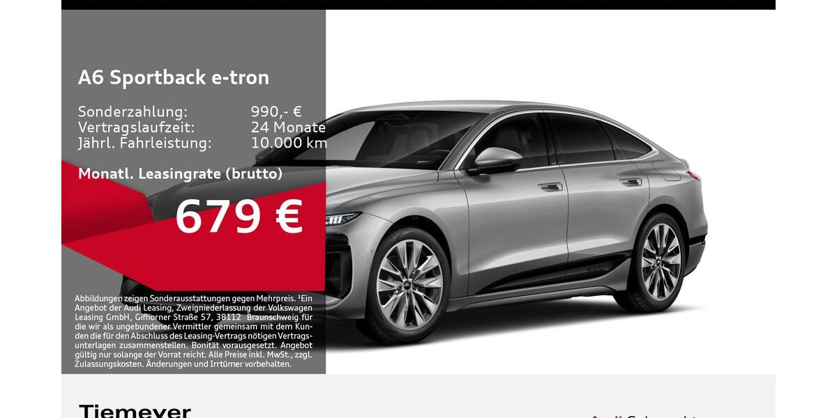 Audi A6 e-tron 24.937 km 53.880 &euro; Bochum 44809