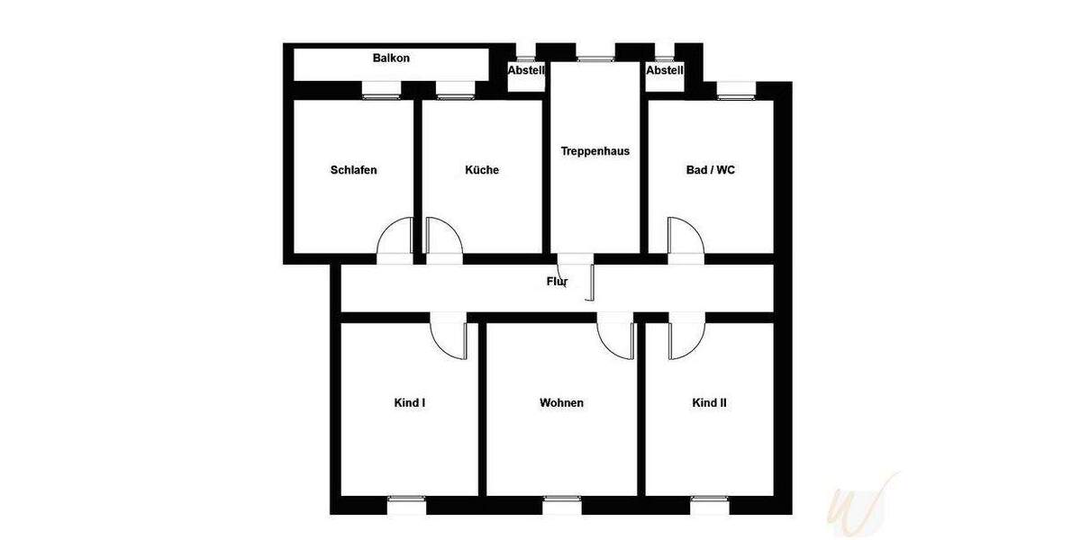 Etagenwohnung Hagen Eilpe - 4 Zimmer, 131 m&sup2;, 149.000&euro; | Angebot:24516773