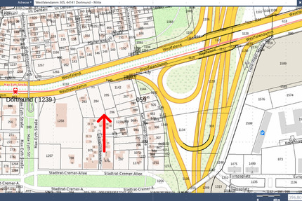 Multifunktionales Grundstück (5.325 m), in Top Lage von Dortmund, verkehrsgünstig gelegen zimmer