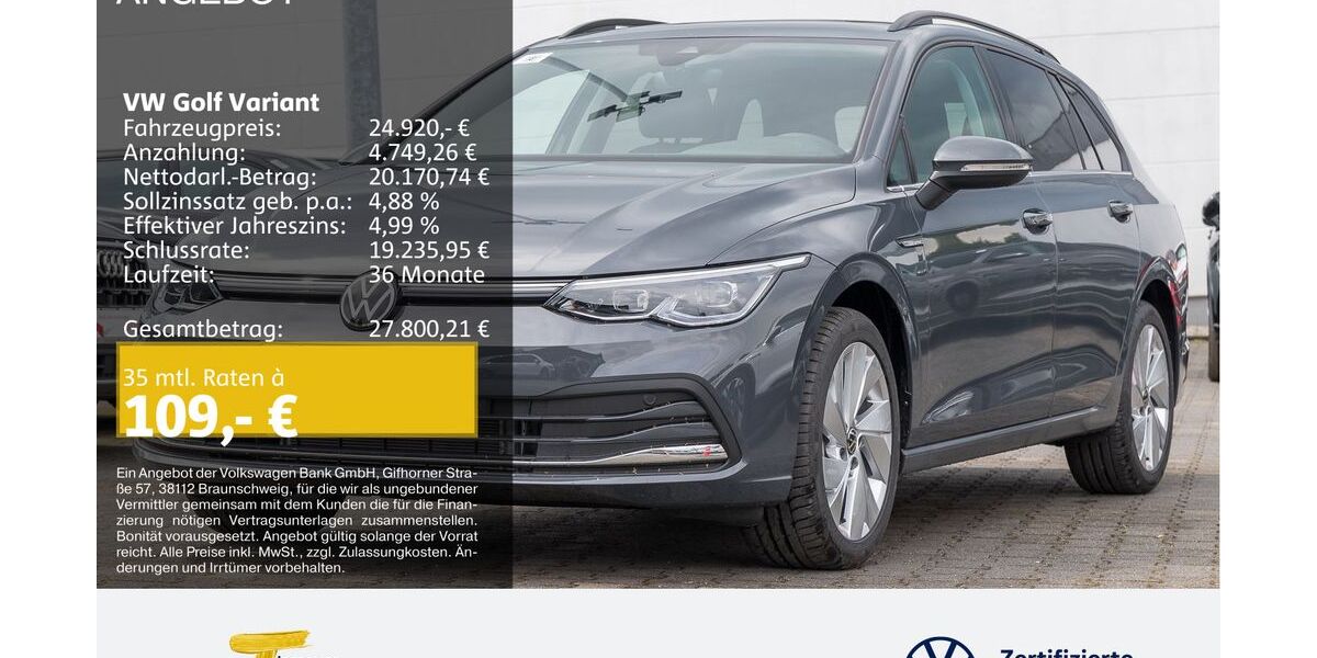 VW Golf 38.479 km 24.440 &euro; Marl 45770