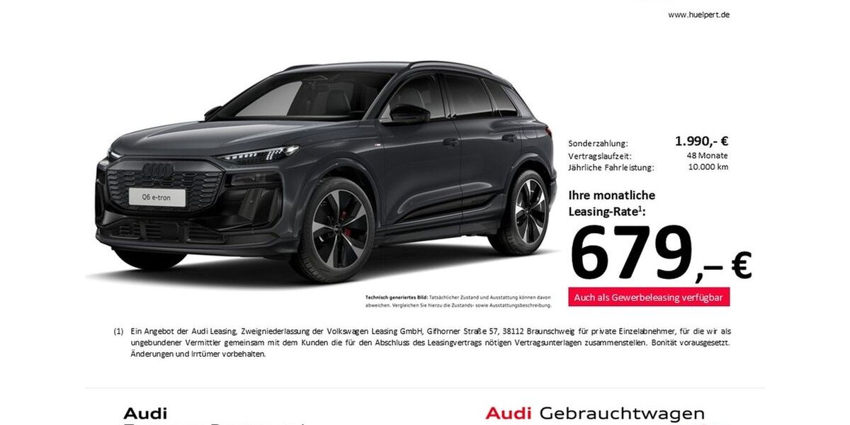 Audi Q6 e-tron 16.797 km 67.488 &euro; Dortmund 44143