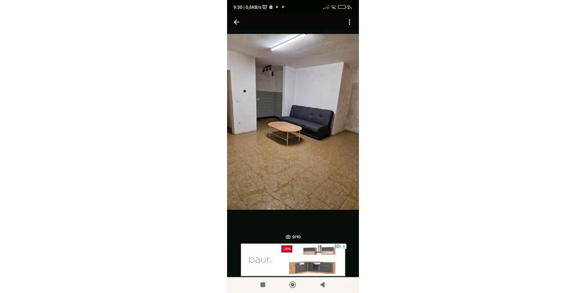 Etagenwohnung Bochum Günnigfeld - 1 Zimmer, 36 m&sup2;, 350&euro; | Angebot:24727018
