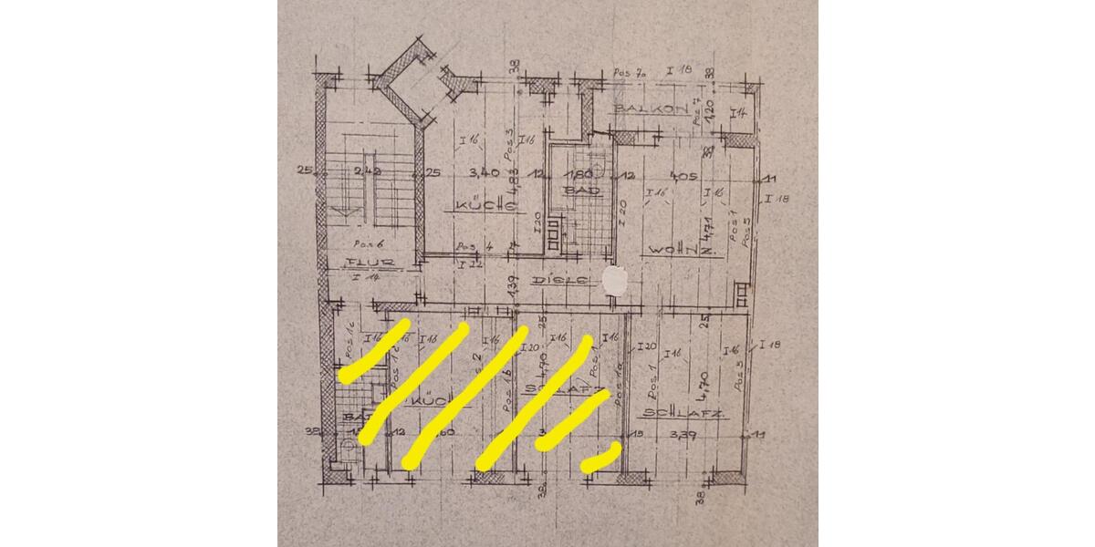 Etagenwohnung Dortmund Hörde - 2 Zimmer, 66 m&sup2;, 700&euro; | Angebot:25925499