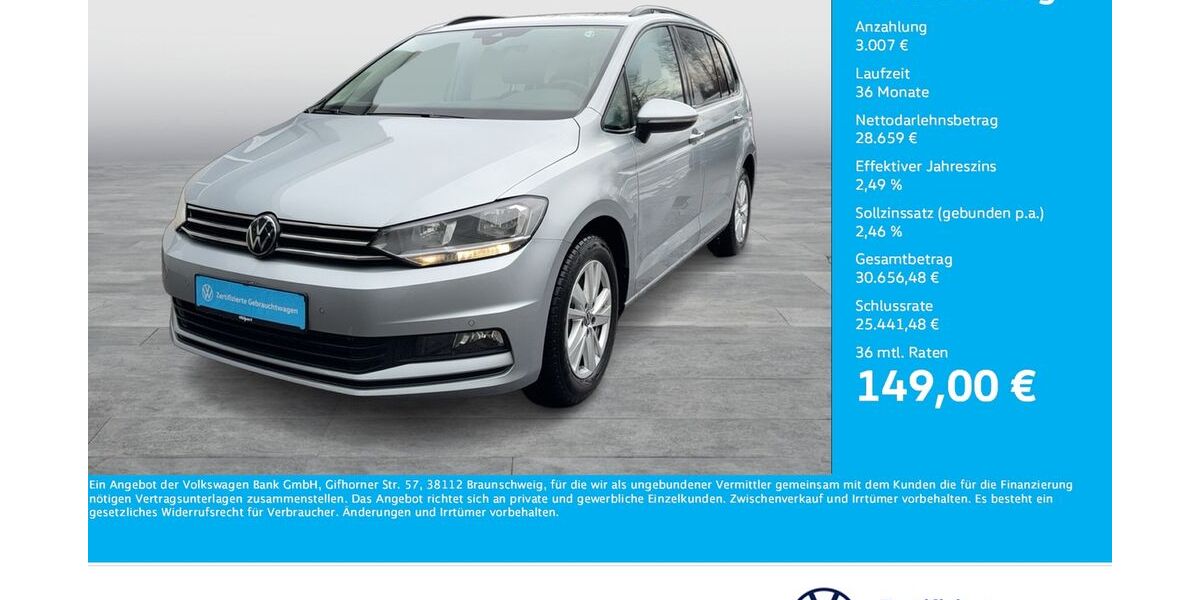 VW Touran 5.718 km 31.488 &euro; Unna 59423