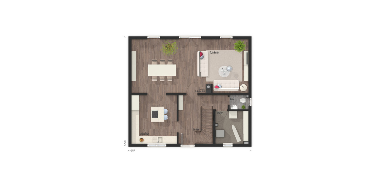 Einfamilienhaus Wickede (Ruhr) Wickede - 4 Zimmer, 125 m&sup2;, 355.050&euro; | Angebot:25681294