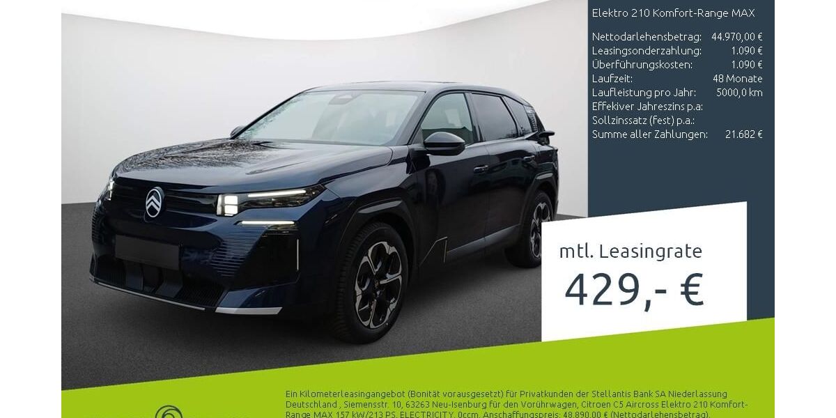 Citroen C5 Aircross 16.813 km 44.860 &euro; Dortmund 44263