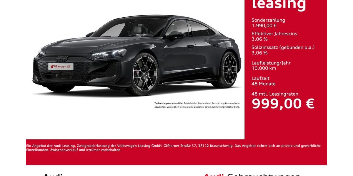 Audi RS e-tron GT 15.959 km 116.977 &euro; Dortmund 44143